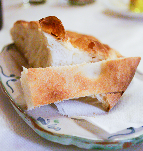 Pan en restaurante Alcazaba Albarracin